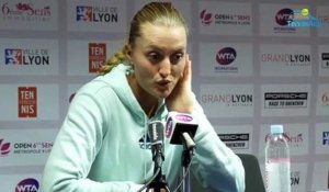 WTA - Lyon 2020 - Kristina Mladenovic sur Sascha Bajin : "J'ai appris de cette leçon"