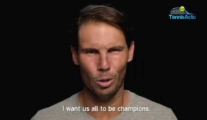 Coupe Davis 2019 - "All to be champions" with Nadal, Griezmann, Gasol, Gretzky, Márquez, Ysinbayeva, Rubio, Iniesta, Karabatić