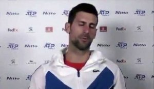 Masters de Londres 2020 - Novak Djokovic : "I am more in favor of straight sets matches, everywhere even in Grand Slams"