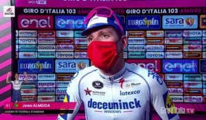 Tour d'Italie 2020 - Joao Almeida : "Nous sommes concentrés sur le maillot rose"
