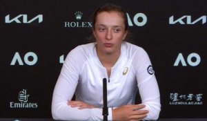 Open d'Australie 2021 - Iga Swiatek : I'm not thinking about the quarterfinals or the semi-finals, I have a game to play against Simona Halep already! "