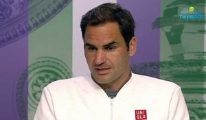Wimbledon 2019 - Roger Federer : "Nadal ..., Djokovic ..., in both cases, I'm the loser"
