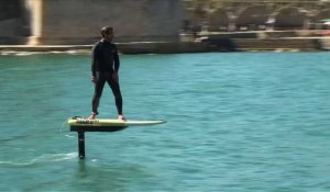 Le surf électrique volant, une innovation "made in" Perpignan