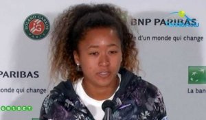 Roland-Garros 2019 - Naomi Osaka est rassurée : "Ma main va mieux"