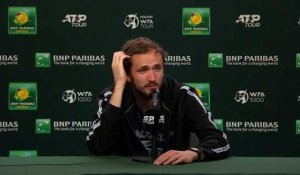 ATP - Indian Wells 2023 - Daniil Medvedev : ""I don't know yet if I will be able to play, because I twisted my ankle quite violently"