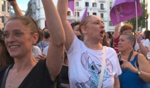 Baiser forcé: rassemblement à Madrid contre le sexisme dans le football