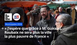 Municipales à Roubaix : David Guiraud, candidat insoumis, à la rencontre de ses électeurs