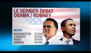 Obama-Romney : le dernier débat