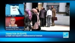 La justice suspend la décision de Mohamed Morsi de rétablir le Parlement