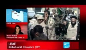 LIBYE: Kadhafi aurait été capturé (CNT)