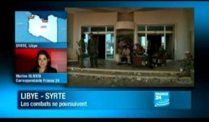 Libye: violents combats et bombardements à Syrte