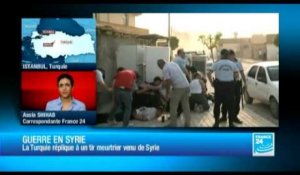 La Turquie poursuit sa riposte après des tirs d'obus syriens sur son sol