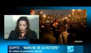 Egypte : Une "marche de la victoire", une semaine après le départ de Moubarak