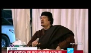 Kadhafi : "Celui qui rend les armes sera épargné."