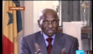 Le président sénégalais Abdoulaye Wade