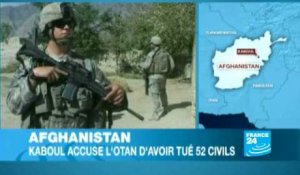 Afghanistan :Kaboul accuse l'OTAN d'avoir tué 52 civils.