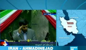 Iran: Ahmadinejad a prêté serment, des manifestants dispersés