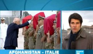 Italie: Funérailles d'État pour les six soldats tués en Afghanistan