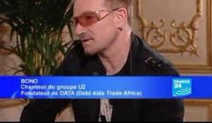 Bono, star du rock et de l'humanitaire