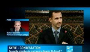 Syrie : "C'est un régime qui s'entête à utiliser la force."