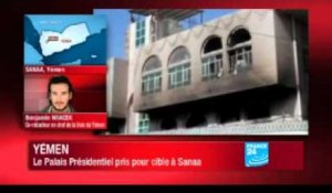 Yémen : le palais présidentiel pris pour cible à Sanaa