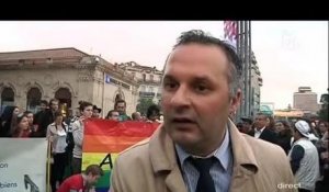 Manifestation pour des parents gays à Montpellier