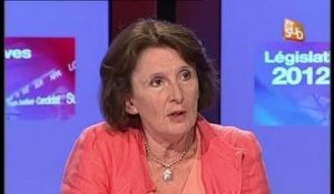 Législatives 2012 : Anne-Yvone Le Dain / Anne Brissaud , le débat (2/2)