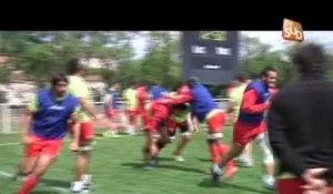 Montpellier se prépare contre Clermont (Rugby Top14)
