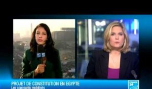 Projet de constitution en Egypte : les opposants mobilisés