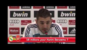 Arsenal : 58 millions pour Karim Benzema ?