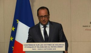 Hollande: "les actes de Daech sont des crimes contre l'humanité"