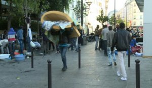 Nouvelle évacuation d'un campement de migrants à Paris