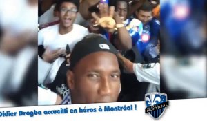 Didier Drogba accueilli en héros à Montréal !