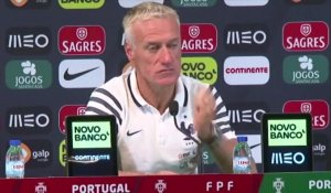 Face au Portugal, les Bleus confrontés à "ce qui se fait de mieux en Europe" selon Deschamps