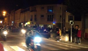 La retraite aux flambeaux des motards