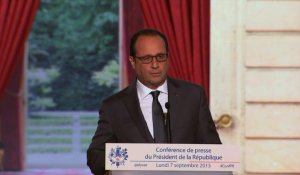 Hollande: la France accueillera 24.000 migrants