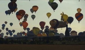 En Lorraine, rassemblement de montgolfières