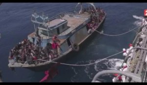 Les migrants en Méditerranée en 2015