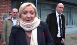 Élections régionales : Marine Le Pen a voté à Henin-Beaumont, ce matin