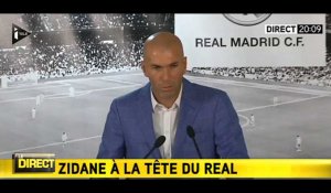 Zinedine Zidane, entraîneur du Real Madrid : ses premiers mots