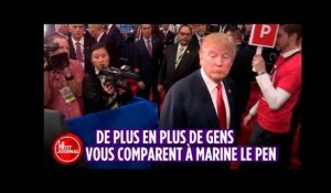 Comparé à Marine Le Pen, Donald Trump répond - ZAPPING ACTU DU 17/12/2015