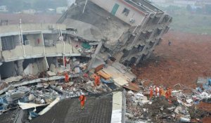 Glissement de terrain dans le sud de la Chine, 91 portés disparus