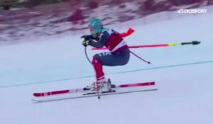 Coupe du monde de ski alpin: un concurrent embarque une porte dans sa descente