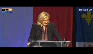 Marine Le Pen se félicite de «l'éradication d'un Parti socialiste local particulièrement malfaisant»