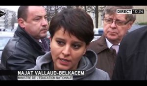 Najat Vallaud-Belkacem annonce un renforcement de la sécurité dans les écoles à Aubervilliers