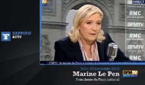 Donnée perdante par un sondage, Marine Le Pen raille le barrage républicain