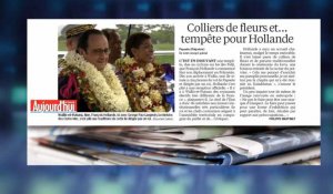 "Enfin des fleurs pour Hollande"