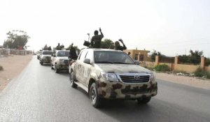 Libye: parade de miliciens de 'Fajr Libya' à Sabratha
