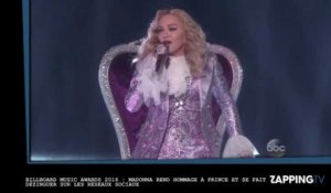 Billboard Music Awards 2016 : Madonna rend hommage à Prince et se fait dézinguer sur Twitter