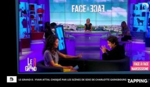Le Grand 8 : Yvan Attal gêné par les scènes de sexe de Charlotte Gainsbourg dans ses films (Vidéo)